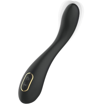 Portable Travel Massage Tool 10 Powerful Modes Small Handheld Electric Massagers for Women(Black)