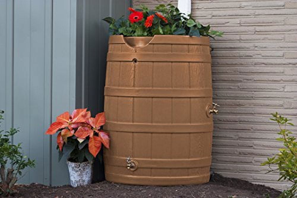 Good Ideas Rain Wizard 65 Gallon Rain Barrel - Terra Cotta
