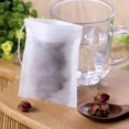 thumbnail image 4 of Yuarrent Paquete de 100 bolsas de colador con cordón de pétalos de flores de café de un solo bolsas de malla de almacenamiento de especias y Almacenamiento y organización del hogar, 4 of 6