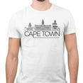 thumbnail image 2 of Skyline Cape Town South Africa Shirt Unisex Large White, 2 of 5