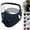 Navy, variant on Detachable protective goggles riding mask, windproof, dustproof, and anti droplet, all season universal sports mask(Navy)