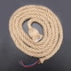thumbnail image 4 of 1.5M E27 Base Cuerda De Cáñamo Colgante Vintage Para Lámpara Retro De Luz Colgante De Techo 1 Cabeza ANGGREK Hanging Hemp Rope for Light, 4 of 8