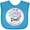 Turquoise, variant on Inktastic Suicide Prevention- I Wear Teal and Purple for My Dad Boys or Girls Baby Bib