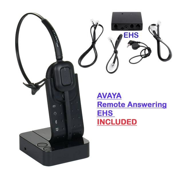 Avaya 1408, 1416, 9504, 9508 Wireless Headset with EHS Remote Answering