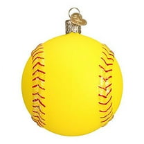 Old World Christmas 2020 Christmas Ornament Softball Glass Blown Ornament for Christmas Tree