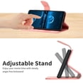 thumbnail image 5 of For Oppo Reno10 Pro 5G (Global)/Reno10 5G (Global) Case Imprinted Line Stand Wallet Phone Case, 5 of 5