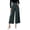 Green, variant on SBYOJLPB Women's Wide-leg Pants Solid Color Loose Casual Comfortable High-waisted Trousers