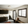 thumbnail image 5 of Kichler 15.25" Round 3 Light Brushed Nickel Flush Mount Light with Alabaster Swirl Glass, 5 of 7