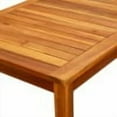 thumbnail image 5 of vidaXL Solid Wood Acacia Patio Coffee Table Garden Couch Table Multi Sizes, 5 of 7