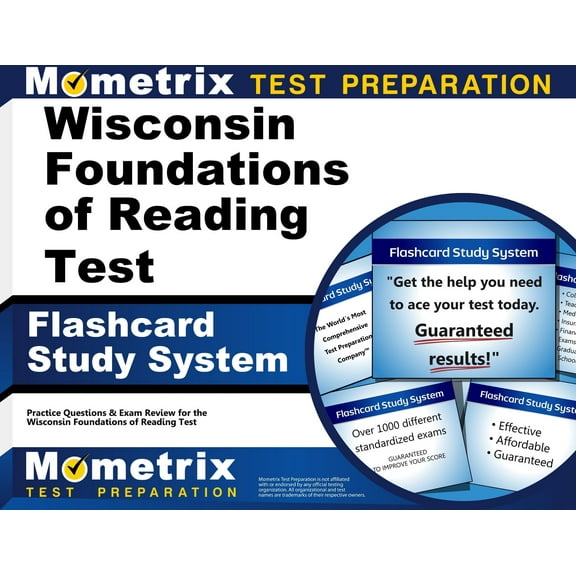 Wisconsin Foundations of Reading Test Flashcard Study System : Practice Questions & Exam Review for the Wisconsin Foundations of Reading Test (Cards)