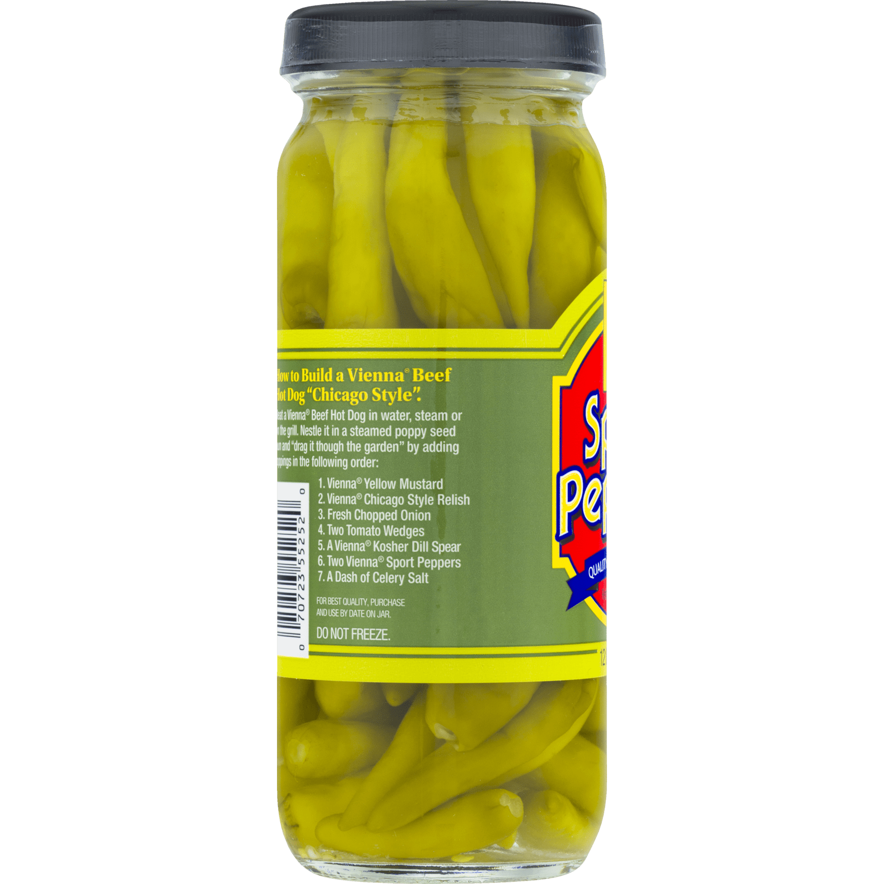 Vienna Beef Vienna Sport Peppers 12 Oz Walmart Com Walmart Com