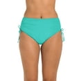 thumbnail image 5 of 24th  Ocean Solid Mid Waist Side Tie Hipster Bottom, 5 of 10