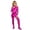 D73/Hot Pink, variant on Girls Jumpsuit High Neck Long Sleeve Glitter Romper Full Zipper Performance For Dance Gymnastics Party Stage Show Classic Comfort Romper