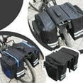 thumbnail image 3 of Waterproof Bike Pannier Bag with Reflective Strip, Mountain Bicycle Rear Rack Storage Bag with Multiple Pockets, 3 of 7