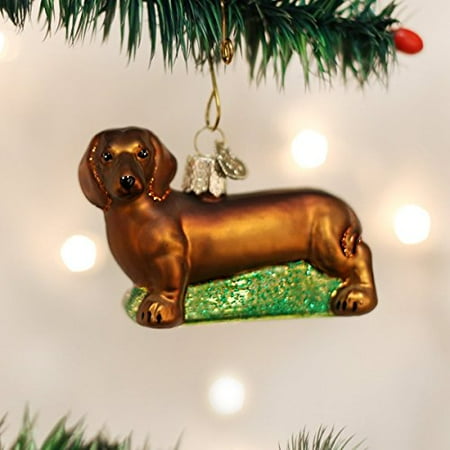 - Old World Christmas Dachshund Glass Blown Ornament