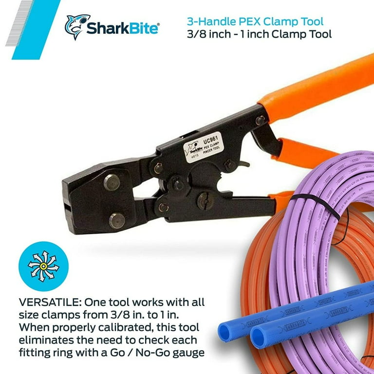 Full-Size Stainless Steel PEX Clamp Ring Tool Full-Size Stainless Steel PEX Clamp Ring Tool