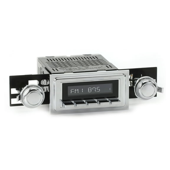 RetroRadio Compatible with 1968-72 Buick Skylark Features Include Bluetooth, AUX, AM/FM LAC-M1-112-116-03P-73PB