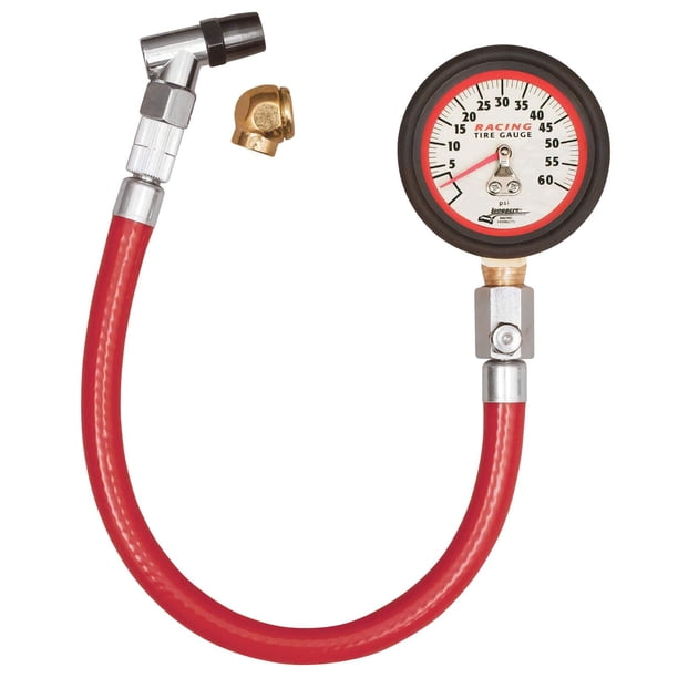Medidor de presión de neumáticos Longacre 50417 0-60 PSI analógico, 5 cm