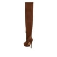 thumbnail image 4 of Jessica Simpson Vallrie Nut Brown High Heel Over The Knee Suede Pointed Toe Boot (Nut, 9), 4 of 6