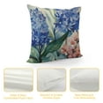thumbnail image 4 of Shiartex Blue Hydrangea Wildflower Spring Throw Pillow Covers Outdoor Spring Summer Floral Decor Farmhouse Lumbar Decorative Throw Pillows Cases Decorations for Couch Sofa Porch 18x18in, 4 of 5