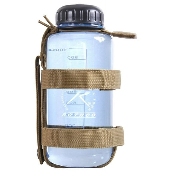 Rothco Lightweight MOLLE Bottle Carrier, Coyote Brown