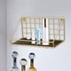 thumbnail image 4 of Accesorio de decoración de inodoro de baño montado en pared de Negro con aureato, 4 of 6