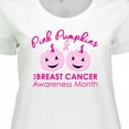 thumbnail image 4 of Inktastic Pink Pumpkins for Breast Cancer Awareness Women's Plus Size T-Shirt, 4 of 5
