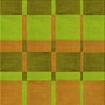 thumbnail image 1 of Ahgly Company Machine Washable Indoor Square Transitional Pistachio Green Area Rugs, 6' Square, 1 of 7