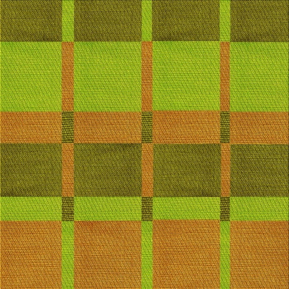 Ahgly Company Machine Washable Indoor Square Transitional Pistachio Green Area Rugs, 6' Square