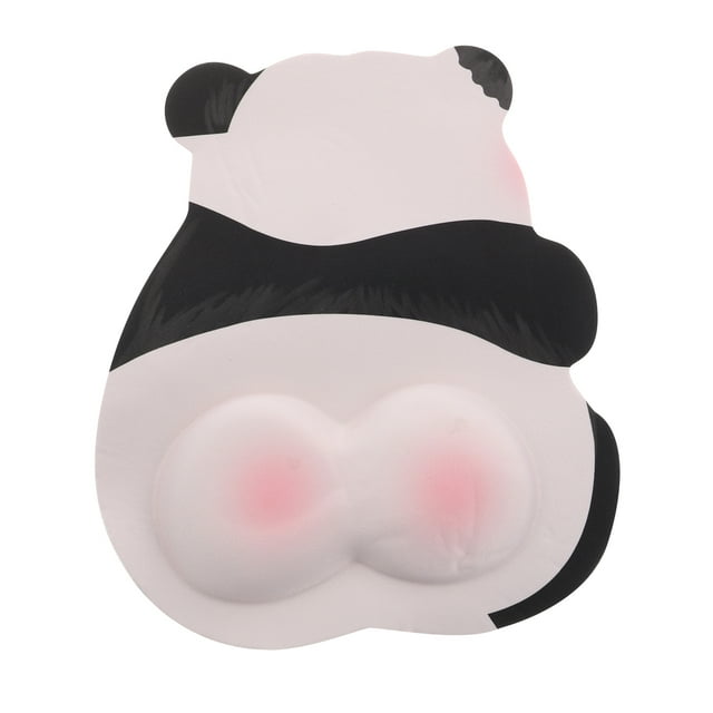 Alfombrilla de ratón ergonómica con soporte para muñecas, diseño de panda, ligera y antideslizante, ideal para oficina, juegos, ordenadores y portátiles.