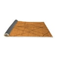 thumbnail image 2 of Ahgly Company Indoor Square Solid Orange Modern Area Rugs, 3' Square, 2 of 4