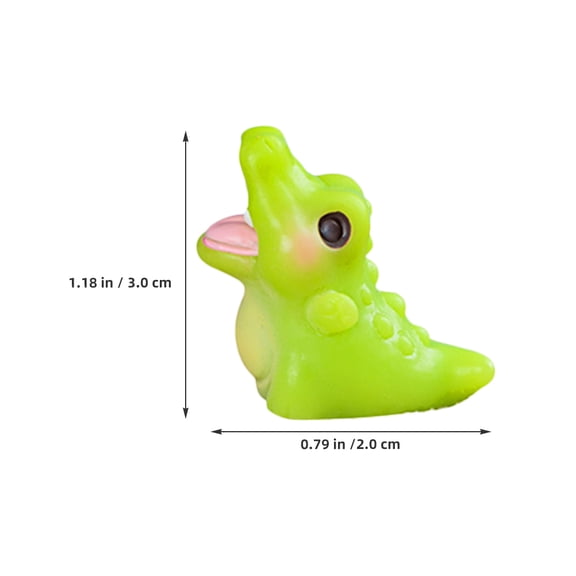 BESTYASH 6-Piece Mini Dinosaur Figures Set, Small Plastic Resin Dinosaurs for Crafts, Home Decoration and Collectible Toys