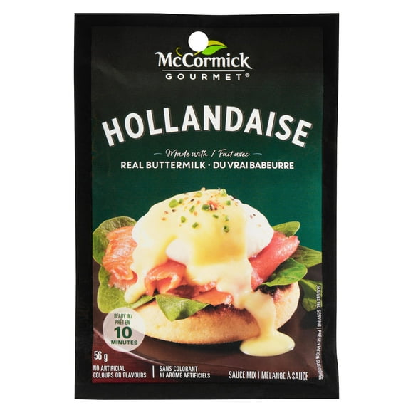 McCormick Gourmet, qualité supérieure, mélange pour sauce sèche, hollandaise 56 g