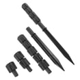 thumbnail image 2 of KALLORY 2-Pack Black Plastic Ground Spikes with Adjustable Height for Secure Garden and Outdoor Use, 2 of 10