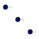 thumbnail image 5 of Billuyoard Llavero de bola peluda Llaveros Llaveros multicolores adorables Mujeres para niños Adultos Estudiantes mayores Azul oscuro 9 cm Type1 NO1, 5 of 6