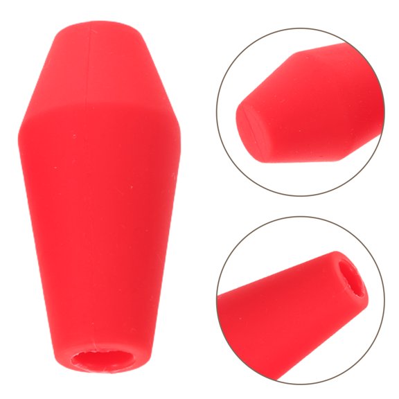 LOLIPPYY 5Pcs Red Rubber Arrowheads Blunt Safety Tips Durable for Archery Practice Outdoors