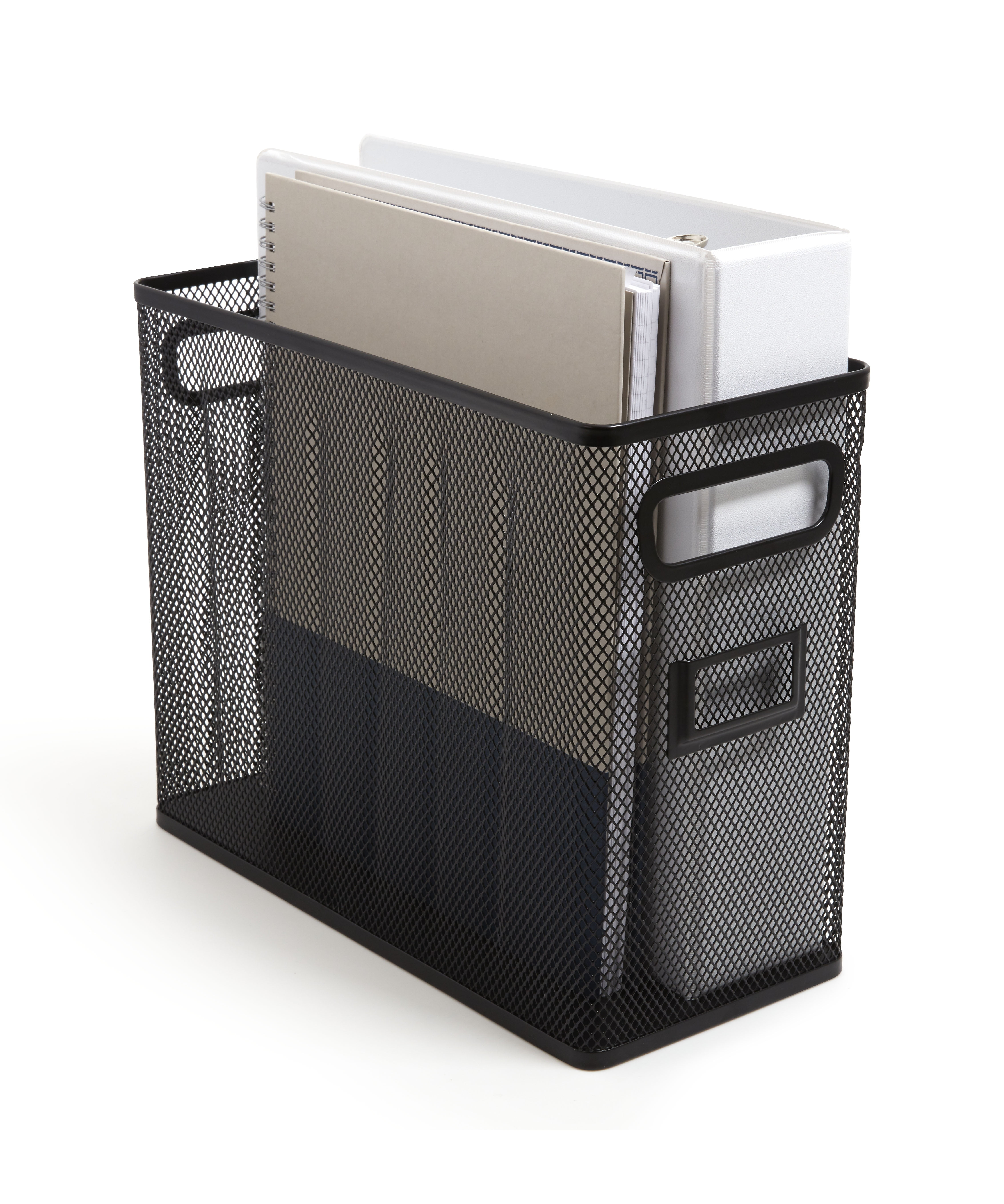 TRU RED Wire Mesh File Organizer, Matte Black (TR57550) TR57550CC