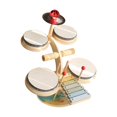 thumbnail image 4 of Tambor Xilófono de juguete para niños, juego de batería para bebés, juguete educativo, juguete de percusión, habilidades motoras finas, instrumento mu, 4 of 9