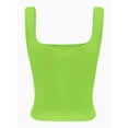 thumbnail image 4 of Women's Square Neck Crop Top Basic Sleeveless Fitted Tank Top Casual Cami, 4 of 5