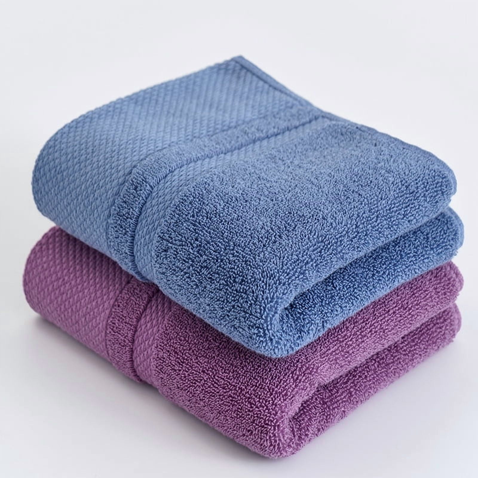 Zhuge 6-Piece Set Gray 35x75cm Pure Cotton Bath Towels, Ultra-Soft Absorbent Towels & Face Washcloths for Bathroom Use