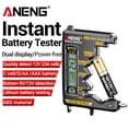 thumbnail image 3 of ANENG BT173 Battery Tester, Universal Checker for AA AAA 9V 12V 23A Button & 18650 Lithium Batteries, Dual Display Power-Free Detector, 3 of 11