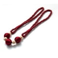 thumbnail image 2 of SPRING PARK Punch Free Wooden Ball Decorative Tie Backs Holdbacks Home Accessories for Curtains, Living Room, Office Window Drapries No Tools Needed, 2 of 7