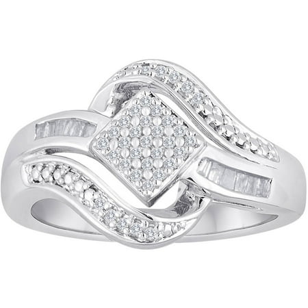 1/6 Carat T.W. Diamond Sterling Silver Ring