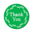 thumbnail image 1 of Darling Souvenir DIY Wreath 1.6 Inches Round Classic Thank You Green Stickers Envelope Seals-45 Pcs, 1 of 4