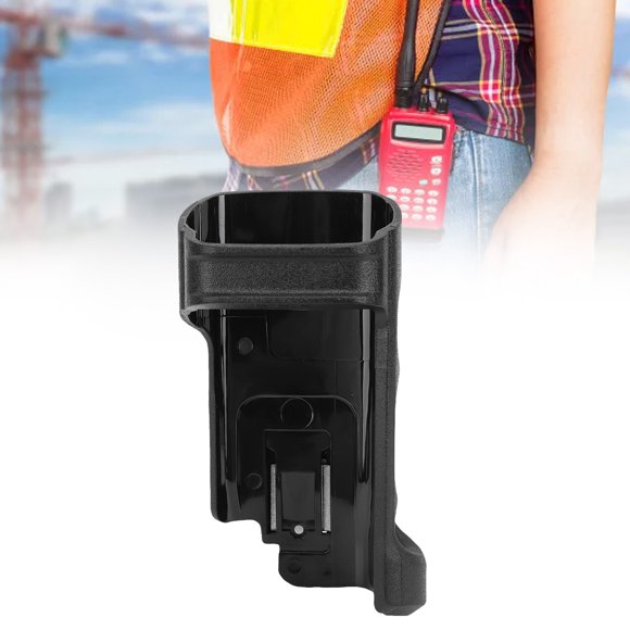 Soporte Para Cinturón De Radio, Resistente Al Desgaste, Ajuste Preciso, Funda Ligera Para Radio, ABS Compacto Para Policía, Bomberos, Personal De Seguridad
