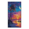 thumbnail image 2 of XYZCANDO Car Seat Towel Cover Versatile Car Seat Cover Towel for Running Beach Workout, Towel Car Seat Cover Sweatproof, Vibrant Tropical Beach Sunset, 2 of 11