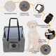 thumbnail image 4 of Asiento de coche para perros, bolsa de transporte para asientos de coche para perros pequeños, medianos y grandes, asiento trasero o delantero, cojín impermeable, malla transpirable, 4 of 5