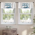thumbnail image 2 of LALILO Kitchen Curtain Valance Ocean Child Inspirational Rod Pocket Window Curtain 52"x 18" Set of 2, 2 of 5