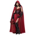 thumbnail image 1 of Womens Dark Red Riding Hood Costume, 1 of 1