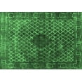 thumbnail image 1 of Ahgly Company Indoor Rectangle Abstract Emerald Green Contemporary Area Rugs, 7' x 9', 1 of 4